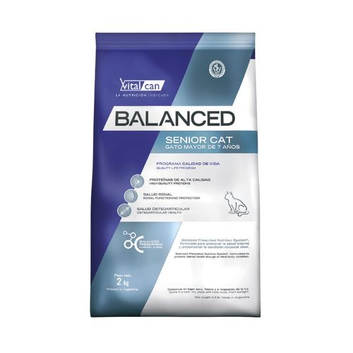 Vitalcan Balanced Gato Senior x 2 kg
