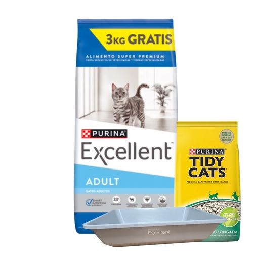 Excellent Gato Adulto x 15 kg + 3 kg