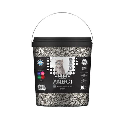 Piedras Aglomerantes Wondercat Esferas de Bentonita Neutro x 12 kg