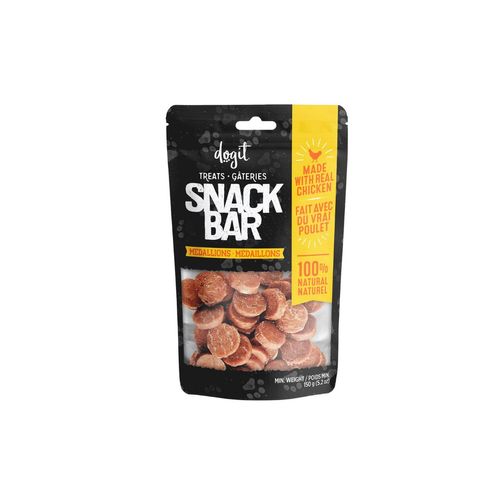 Snack Bar Medallones de Pollo para perros Dogit x 150 gr