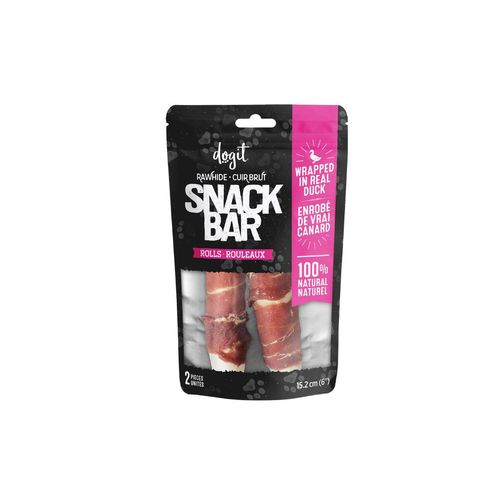 Snack Bar Palitos con Pato Envuelto 2 Piezas para perros Dogit