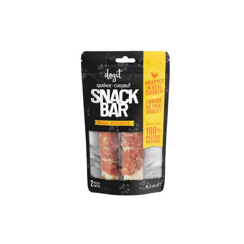 Snack Bar Palitos con Pollo Envuelto 2 Piezas para perros Dogit