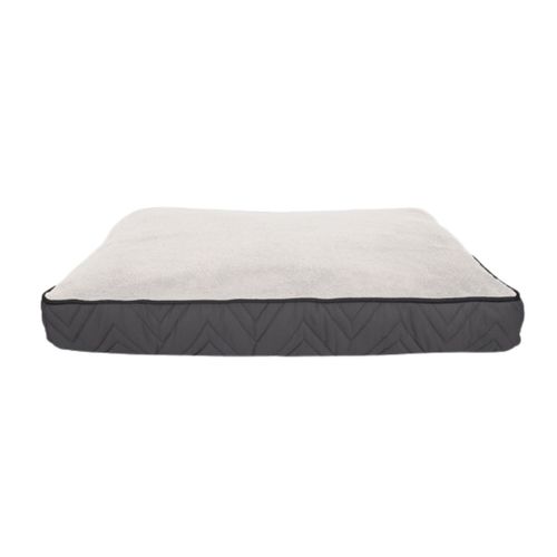 Cama Rectangular Mattress Gris y Blanca Small/Medium para perros Dogit