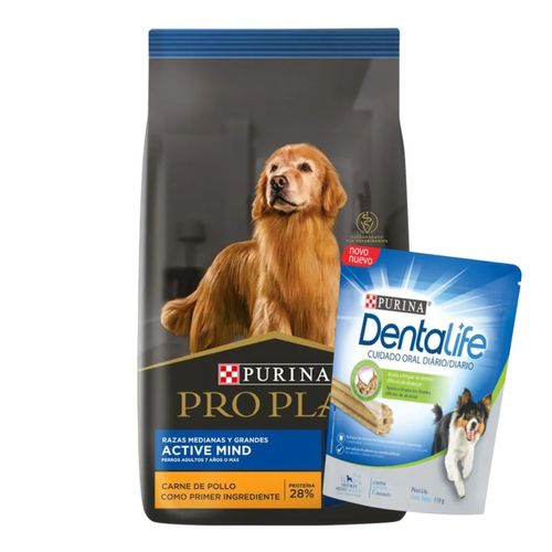 Pro Plan Perro Active Mind 7+ Raza Mediana/Grande x 15 kg
