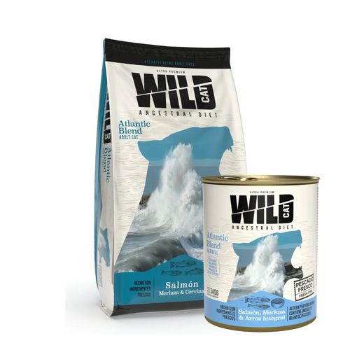 Wild Gato Adulto Salmón, Merluza y Corvina x 2 kg