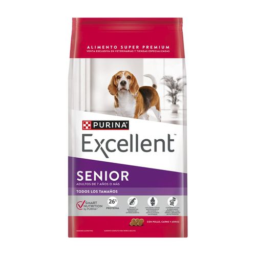 Excellent Perro Adulto Senior x 15 kg