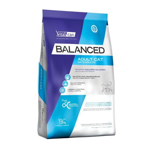 Vitalcan Balanced Gato Adulto x 7,5 kg