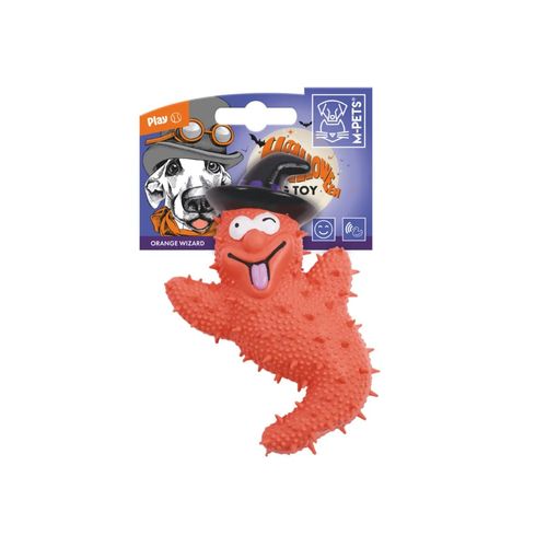 Juguete Mago color Naranja para perros linea Hallowen M-Pets
