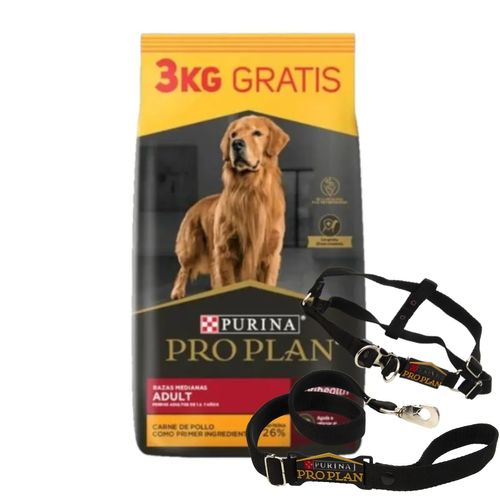 Pro Plan Perro Adulto Raza Mediana x 15 kg + 3 kg