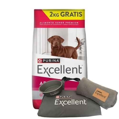 Excellent Perro Adulto Raza Mediana/Grande x 20 kg + 2 kg