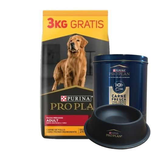Pro Plan Perro Adulto Raza Mediana x 15 kg + 3 kg