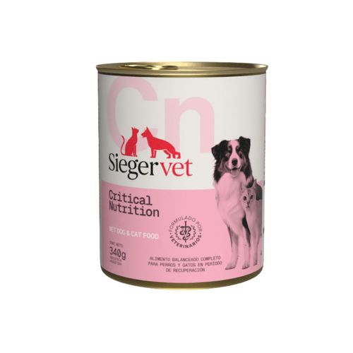 Sieger Vet Critical Nutrition Lata x 340 gr